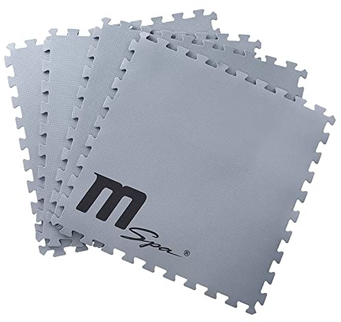 SHATCHI Schaumstoffmatte für Mspa-Whirlpool, 68 cm x 68 cm, 9-teiliges Set, ineinandergreifende weiche Bodenmatten, geeignet für 6P Round Spa und Toskana