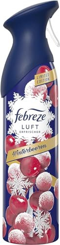 Febreze Winterbeeren Lufterfrischer Spray 300 ml entfernt Gerüche und hinterlässt Frischeduft
