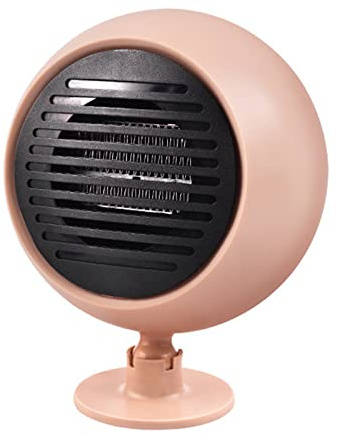ZPYXBH Calefactor Para Coche, Descongelador De Parabrisas, Multifunción Desempañador De Coche 2 En 1 Calefacción Ventilador De Refrigeración 12V 150W Calentador De Coche Giratorio De 360°,Rosado