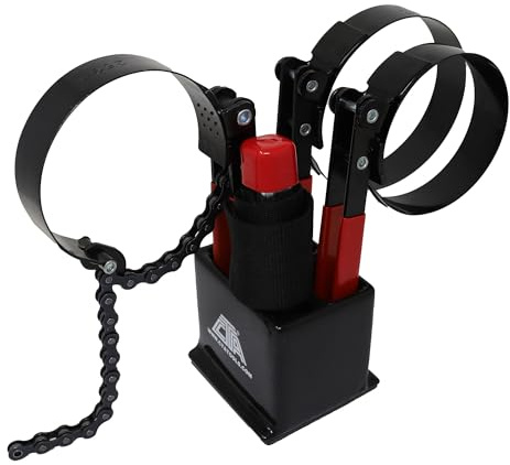 CTA Tools 4324 Ölfilterschlüssel-Set mit Ständer, 4-teilig