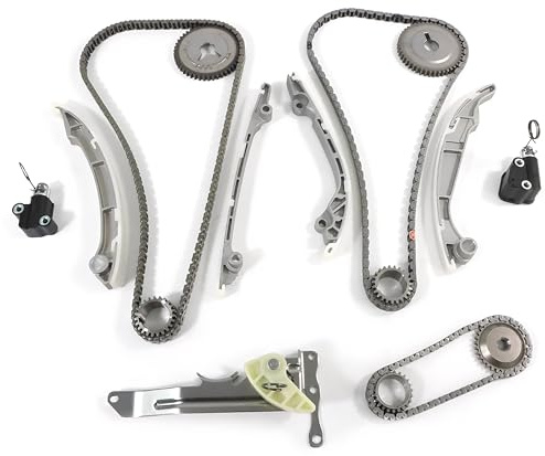 DAYSYORE Timing Chain Kit Fits for Nissan-Titan Armada NV2500 NV3500 Pathfinder 5.6L V8, for Infiniti-QX56 M56 QX80 Q70 QX70 QX80 5.0L/5.6L Engine Timing Chain Set