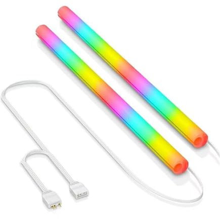 ARGB LED AIO Sleeve, 5V 3Pin 4Pin RGB LED Water Cooling Tube, 360° Panoramic Soft Light With Programmable 16.8 Million Colors for PC Water Cooling System