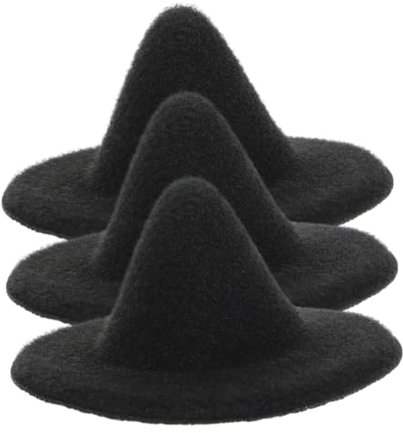 Vaguelly 3stücke Mini Hexenhut Für Minipuppen Kleiner Festivalhut Dekorativer Partyzubehör DIY-Halloween-Accessoire Handgefertigt Aus Leichtem Material Langlebig Für Bastelarbeiten Und Pupp