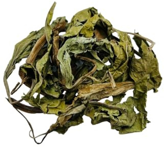 Hojas Enteras de Plátano Seco 25g - 1.95Kg - Plantago Major - Clase A (25 gramos)