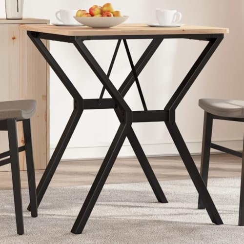 ZEYUAN Esstisch-Gestell in Y-Form 60x60x73 cm Gusseisen, Dining Table, Esszimmertisch, Küchentisch, Tisch Esszimmer, Küchen Tisch, Kitchen Table, Mehrzwecktisch - 357931