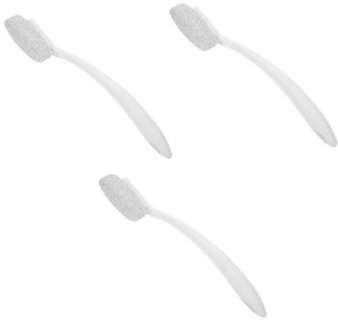 Healeved 3stücke Langanhaltender Hornhautentferner Mit Langem Griff Ergonomische Fußfeile Aus Robustem Material Für Sanfte Pediküre Und Effektive Fußpflege Für Trockene Und