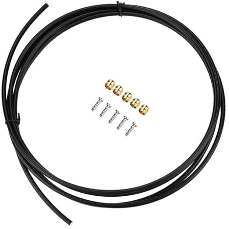 Tiardey 3 Meter Hydraulic Brake Hose for Bicycle Disc Brakes with 5 Sets of BH90 Olive and Barb Fittings Compatible with M315 M335 M395 M396 M445 M615 and More