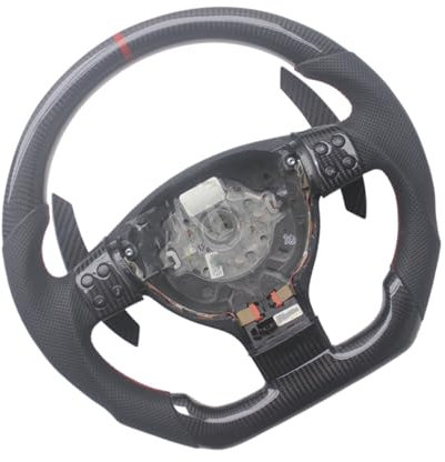 OTOZUM Kompatibel mit VW für Golf 5 Mk5 für GTI 2003–2007 2008 2009 für J&etta für Bora R36 R32 für Passat B6 für EOS, Autolenkrad mit Schaltwippen Lenkräder Auto(with Paddles 1)