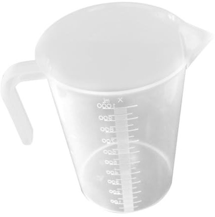 Alipis Thickened Measuring Cup for Fish Tank Scale Cup Aquarium Supplies for Fish Feeding and Water Changes