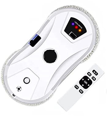 Window Robot Cleaner, Home Smart Water Spray Window Cleaner Robot with Water Sprayer One-Button Start Glass Tile Wall Cleaning Tool for Windows, Tiles, Bathrooms