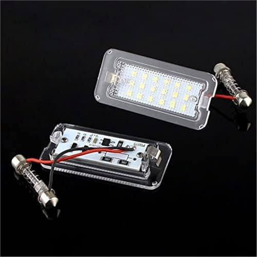 MKVAXR 2 pezzi, for Fiat, 500 500C/Abarth 500 2007-2016, luci posteriori allo xeno bianche senza errori, luci targa Sostituzione della lampadina della targa