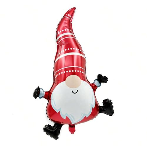 Weihnachtsballons Weihnachtsdeko Luftballons Weihnachtsmann Elch Zuckerstange Frohe Weihnachten Schneemann Groß Folienballon Weihnachten Stehender für Weihnachtstag Party (F)