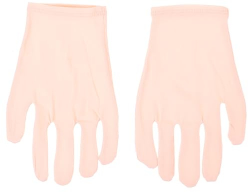 BAZEITFLOW Guanti Idratanti per Mani in Cotone Bamboo Attivi Traspiranti Riutilizzabili per Cura Notte e Spa da Viaggio, Protezione Pelle Secca e Screpolata