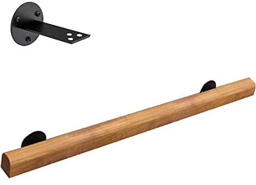 Outdoor Stair 1ft14ft Adjustable Wooden with Metal Bracket for Wall SupportIdeal for Steps Decks and Garden Railings