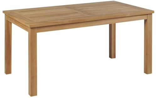 vidaXL Couchtisch 90x50x45 cm Massivholz Teak