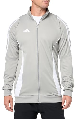 adidas mens Tiro 24 Training Jacket, Team Mid Grey/White, XX-Large
