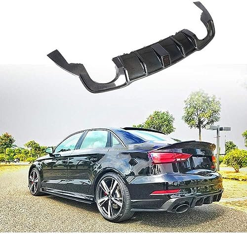 HAVERN per Audi RS3 Berlina 4 Porte 2017-2019 Auto Spoiler Posteriori,Tronco Alettone Auto Spoiler Alettone Posteriore Styling Auto e carrozzeria