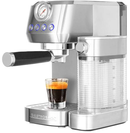 GASTROBACK #42722 Design Espresso Piccolo Pro M, Silber