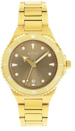 Joop! Armbanduhr Damen Quarzuhr Analog, mit Edelstahl Armband, Roségold, 5 bar Wasserdicht, Kommt in Uhren Geschenk Box, 2037684