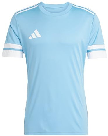 adidas Hombre SQUADRA25 Jersey Short Sleeve, Team Light Blue/White, L