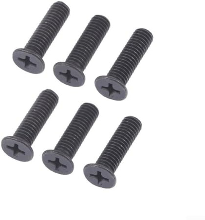 Tornillos de fijación de rosca izquierda, juego de 10, M5 x 30 mm, compatibles con adaptador de vástago de portabrocas UNF