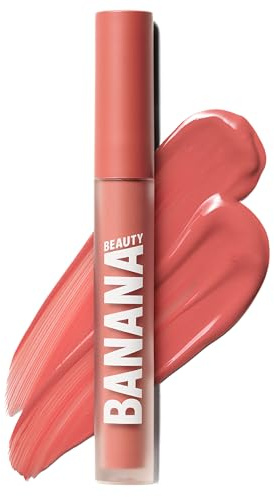 Banana Beauty Semi Matte Caramelita Liquid Lipstick mit 10h Halt – Lippenstift für volle Lippen – Schutz vor Austrocknen & intensives Volumen – Lippenstift Matt mit peach Unterton
