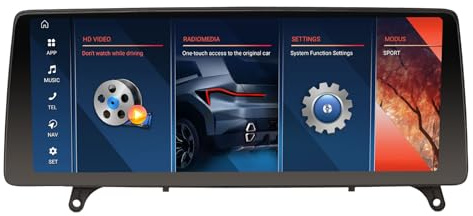 12.3-inch Android 16 2K Screen 8+128GB Qualcomm Car Stereo for BMW X5 E70 X6 E71 CIC system with Sat Nav Wireless Carplay Android Auto IPS WiFi Dab+ DSP Bluetooth 5.1 A2DP SWC idrive Touch Screen