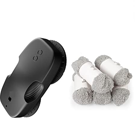 Robot lavavetri Robot lavavetri Home Auto Smart Pianificato Elettrico Pulizia Vetri Lavatrice Aspirapolvere Veloce Sicuro per Esterni/Interni Finestre Tavolo Piastrelle Soffitto, Bianco-Piccolo