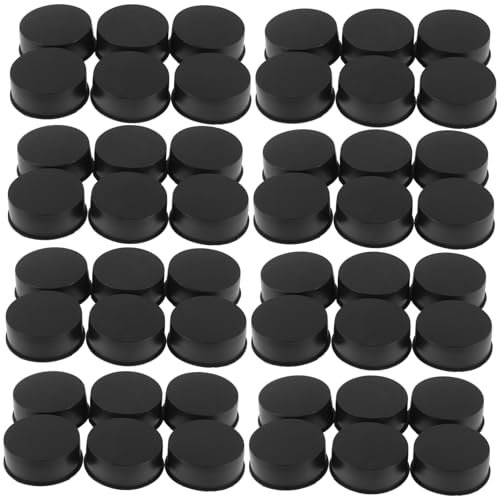 Tofficu 100pcs Hinge Hole Cover Hidden Door Hinge Cap Cabinet Cover for Protection