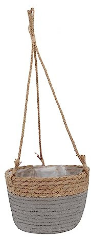 Toyvian Panier à Plantes Fait Main Pot De Fleurs Mural Suspension Murale Ornement De Maison Panier