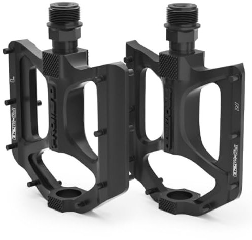 PRMHOOT MTB Pedale, rutschfest Flat Aluminium Fahrradplattform Fahrradpedale, 9/16 Zoll Pedale für Mountainbike, Rennrad, MTB, E-Bike