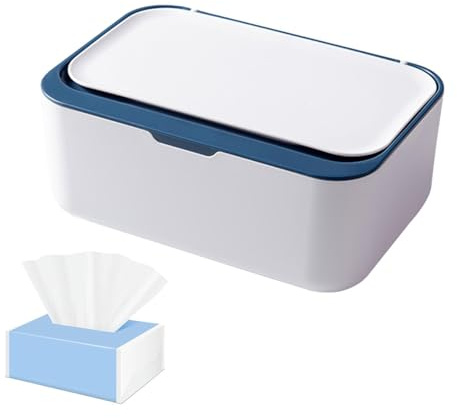 Jukeoiu Feuchttücher Box Mit Deckel - Büro, Outdoor - Kreative Feuchtigkeitsspendende Box Für Baby Und Feuchtes Toilettenpapier Für Zuhause Und Büro