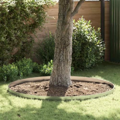 SKM Bordure de Jardin Argent 450 x 15 cm Acier galvanisé,Quincaillerie,Clôtures & rières,Murets & Bordures de Jardin,Argent,3.73KG,868024