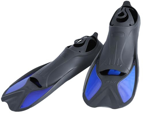 Aletas de buceo gratis, aletas cortas ligeras de natación, aletas de entrenamiento cortas para esnórquel