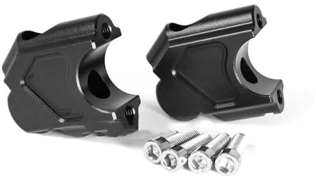 Pullback Motorcycle Handlebar Rise For BMW F 800 GS GT F800GT (2012-) F800GS (2007-2017) Adventure （2012-2017）stub Fitting. Stem Adapter(BLACK2)
