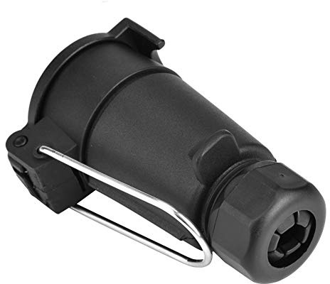 Akozon Adattatore Presa per Rimorchio Auto a 7 Pin 12V per Traino Roulotte - Collegamento Sicuro per Un Traino Sicuro con Installazione Semplice