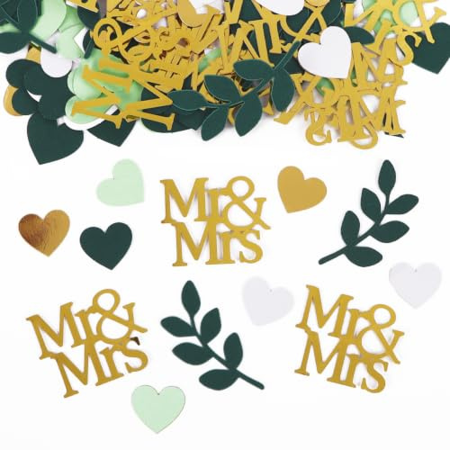 150pcs Wedding Confetti Mr&Mrs Just Married Wedding Table Decorations