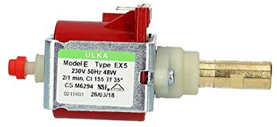 LUTH Premium Profi Parts Ulka EX5 Pumpe 48W 220V Kaffeemaschinenpumpe 15 Bar kompatibel mit Philips Saeco 996530007753 12000140 Ersatz für Cosmec PO01 Espressomaschine Kaffeemaschinen