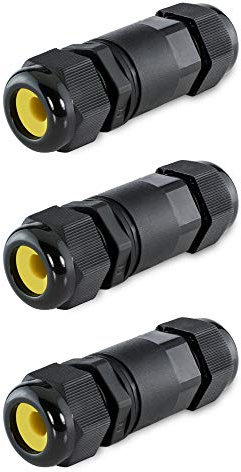 3 pezzi SSC-LUXon® Cavo connettore impermeabile IP68 5 poli – manicotto di collegamento per cavo terra con Ø 4 – 14 mm 24 a 450 V