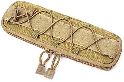 WYNEX Tactical Knife Sheath Bag, Molle Flashlight Holster Pouch Utility Tool Pouches Case Single Pistol Holder Cartridge Clip Outdoor Multi-Tool Nylon Pouch