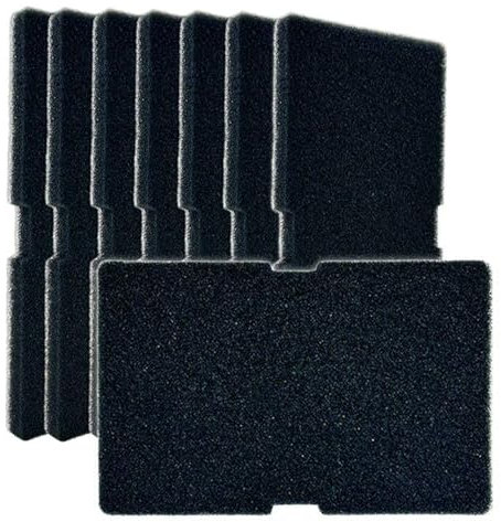 8 pezzi di ricambio per filtri asciugatrici, accessori per Beko/Grundig/Blomberg/Elektra Bregenz/Arcelk/Mora/Smeg, filtro in spugna per asciugatrice 240 x 150 x 13 mm