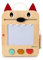 Lilliputiens - Magische Tafel Louis - Interaktives Spielzeug für Kinder mit geometrischen Stempeln, Spielkarten und Holzstift - Fördert Kreativität und Lernen - Ab 18 Monaten - 83473