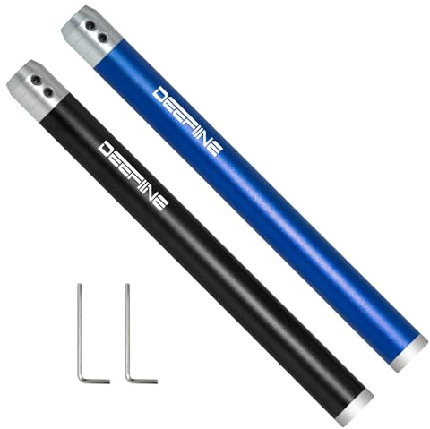 DEEFIINE Drechseleisen Set mit Hartmetall-Schneidplatten,Drechseleisen Drehwerkzeuge Messergriff (blau+schwarz)