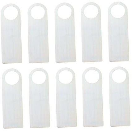 DOITOOL 10stücke Blanko Türhänger Aus Holz Türschilder Für Diy Dekoration Blanko Türanhänger Für Heim Und Geschäftsbereiche