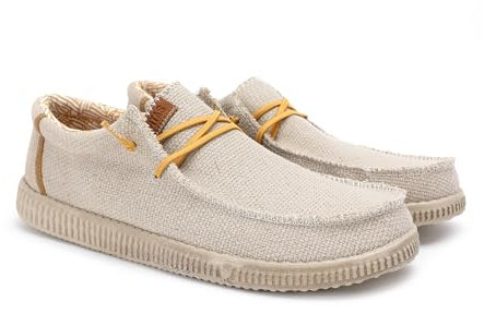 PITAS | WP150 Steve | Mocasines de Hombre | Náuticos Casual | Zapatillas de Verano | Zapatos Casuales y Cómodos | Zapatos Walkinpitas | Beige 43