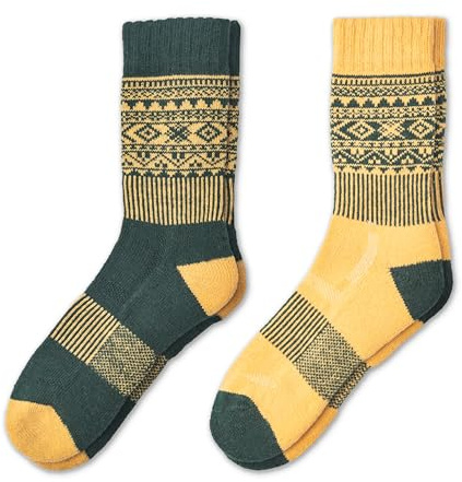 NORDIC Socks 2 Par, Merinoull Vandringsstrumpor, Outdoorstrumpor, Tekniska Anti-Blåsor Strumpor (DE/NL/SE/PL, Numerisk, 39, 42, Regelbunden, Regelbunden, Traveler)