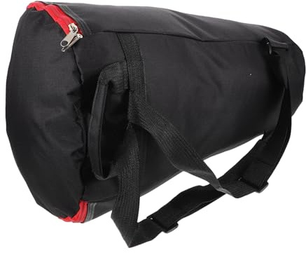 Mikinona Djembe Trommeltasche Schwarz Leichte aus Nylon Tragbar mit Elegantem Design für Djembe Trommeln für Proben und Auftritte im Freien