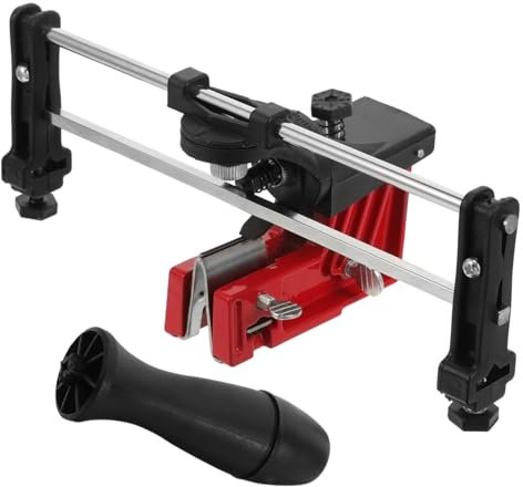 VICASKY Chain Grinder Guide for Chainsaw Blade Sharpener Practical Chainsaw Sharpening Tool Kit Hand-cranked Sharpening Aid