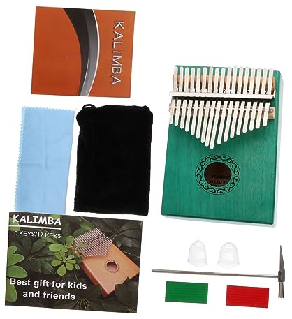 LIFKOME 17-noten Daumenklavier Kalimba Aus Langlebigem Holz Mit Tasche Tragbares Fingerklavier Für Anfänger Und Musikliebhaber