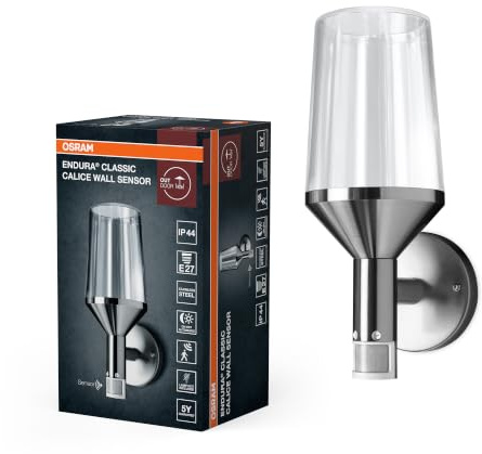 Osram ENDURA Classic Calice Sensor-Wandleuchte Edelstahl | ENDURA Classic Calice, Outdoor Lanterns, Stahl, , 1-Pack